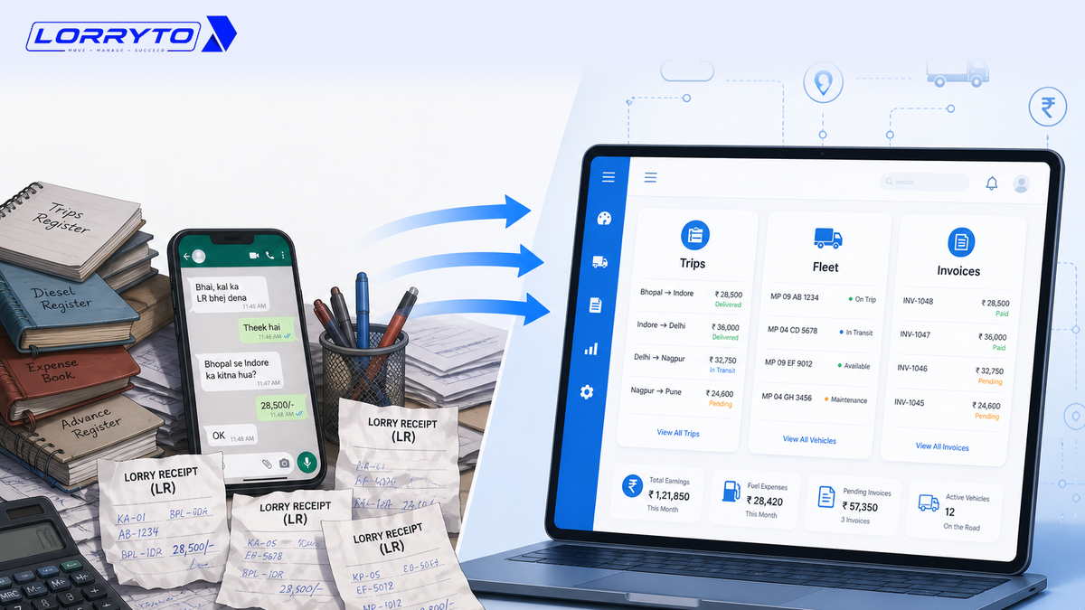 From notebooks and WhatsApp piles to a connected digital transport dashboard