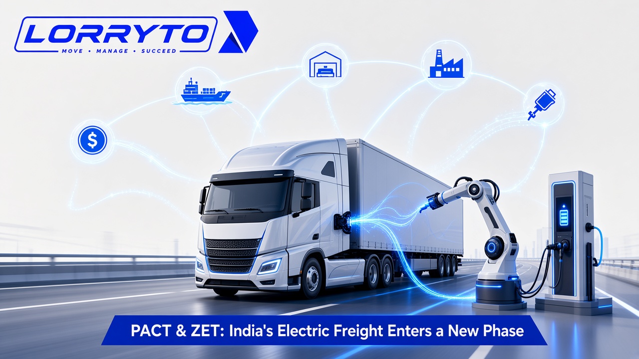 Electric freight corridor with demand aggregation and marketplace partnership cues